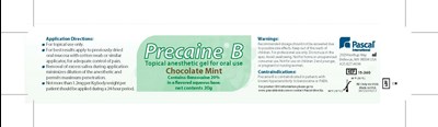 Label (Precaine B Chocolate Mint Label 0217)